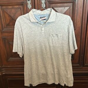 Johnnie-O Gray Polo